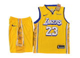 La Lakers Yellow Set - James 23 (Jersey + Shorts)