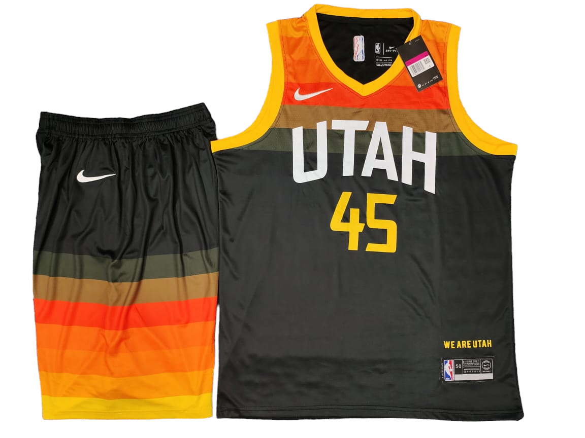 Utah Jazz City Edition Set Mitchell 45 Jersey Shorts Pro Basketball Store India