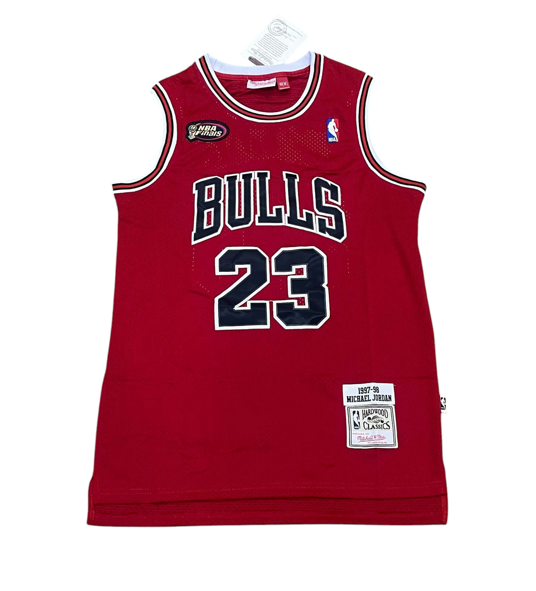 BULLS JORDAN 23 ユニフォーム Bulls Red Hardwood Classic Edition - Jordan 23 - Master Quality