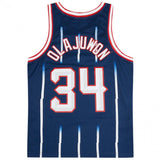 Houston Rockets Blue - Olajuwon 34 - Master Quality