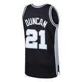San Antonio Spurs Black Hardwood Classics - Duncan 21 - Master Quality
