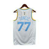 LA Lakers White Doncic 77- Master Quality