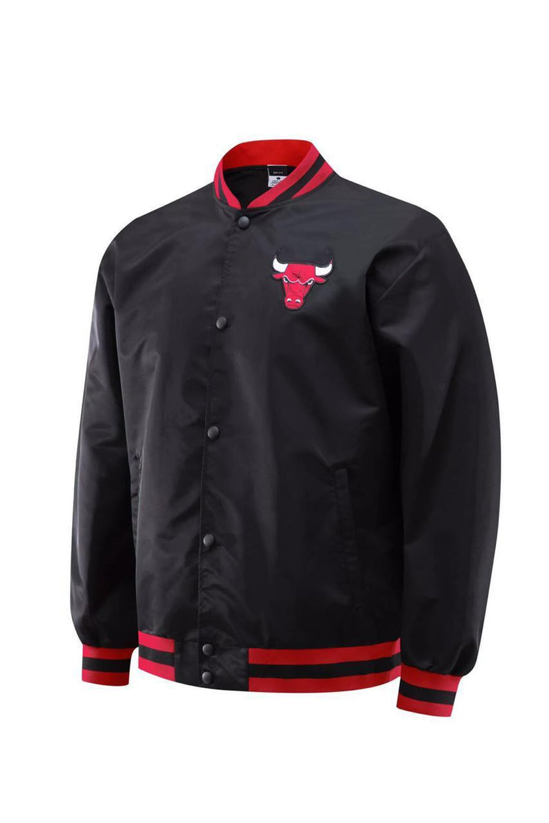 Basketball Chicago Bulls Black Varsity Jacket - Jackets Masters