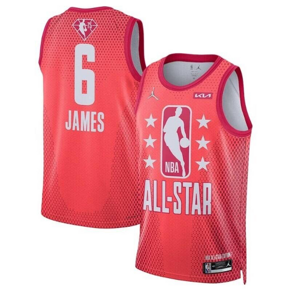 NBA All Star Swingman Jersey Salsa Red Very Berry James 6 Master Pro Basketball Store India