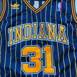 Indiana Pacers Blue Hardwood Classic Vintage Jersey - Miller 31 - Master Quality