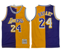 La Lakers Yellow/Purple double stitch- Bryant 24 - Master Quality