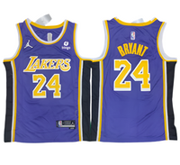 La Lakers Purple Set - Bryant 24 (Jersey + Shorts)