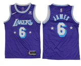 La Lakers Purple 75th anniversary Edition James 6 - Master Quality