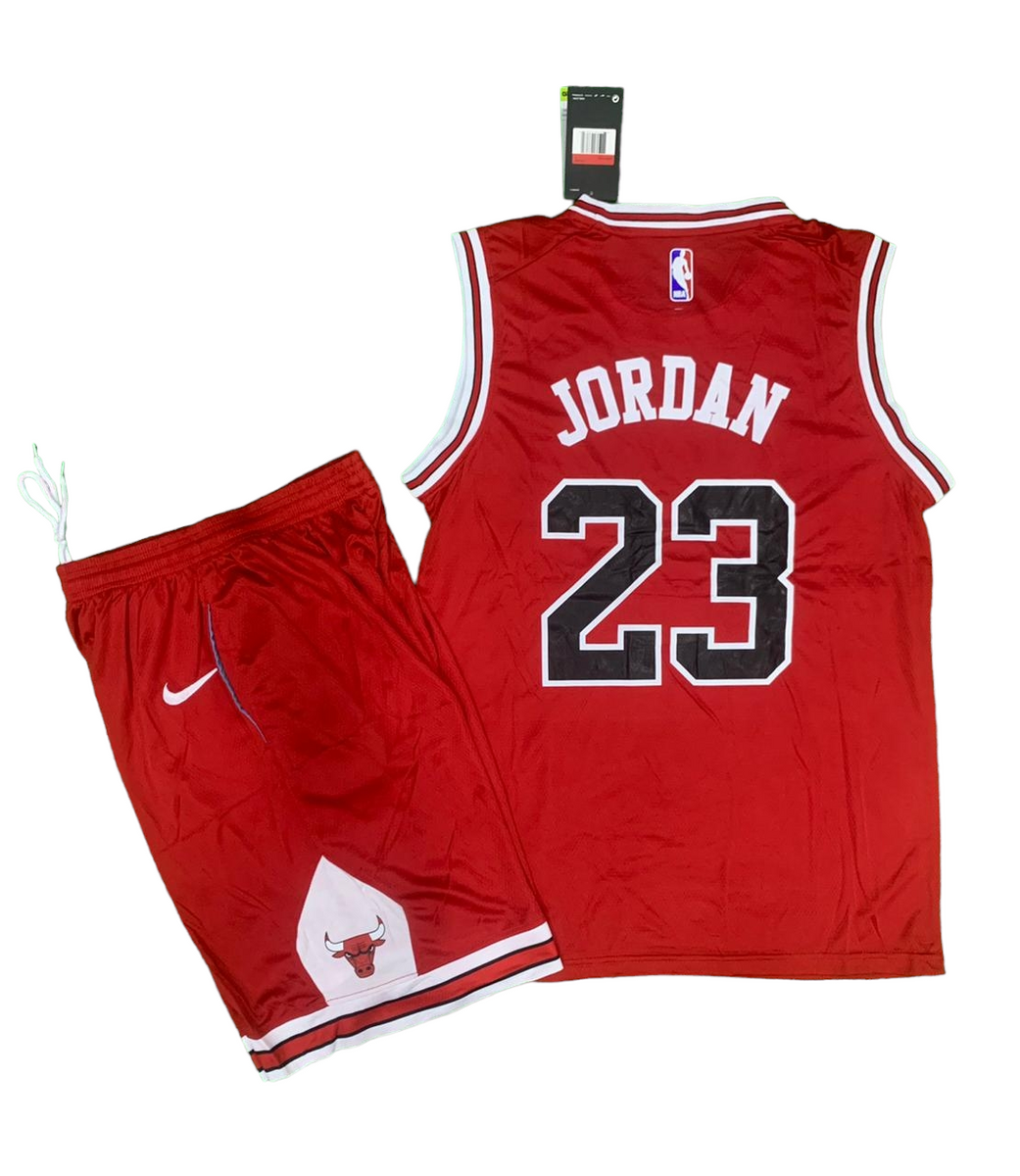 Bulls Red Set - Jordan 23 (Jersey + Shorts) – Pro Basketball Store - India