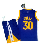 Golden State Warriors Blue Set - Curry 30 (Jersey + Shorts)