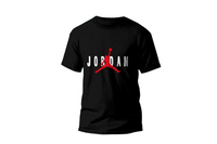 Chicago Bulls Jordan 23(Red Print)-BlackPremium Cotton Tshirt