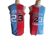 Michael Jordan Bulls X Tar Heel Retired Number Jersey Red Blue Split Edition -
Master