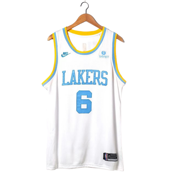 La Lakers White - James 6 - Master Quality