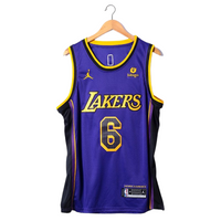 La Lakers Purple ( Black Strips ) - James 6 - Master Quality