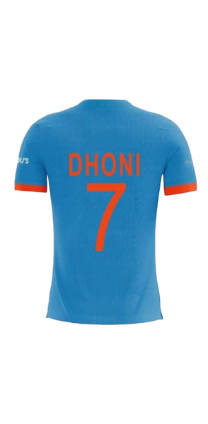 Dhoni 7 - India Cricket Jersey - World Cup 2023 - Master Quality