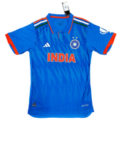 India Cricket Jersey Tri-Color Strips - World Cup 2023 - Player Version