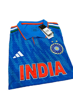 India Cricket Jersey Tri-Color Strips - World Cup 2023 - Player Version