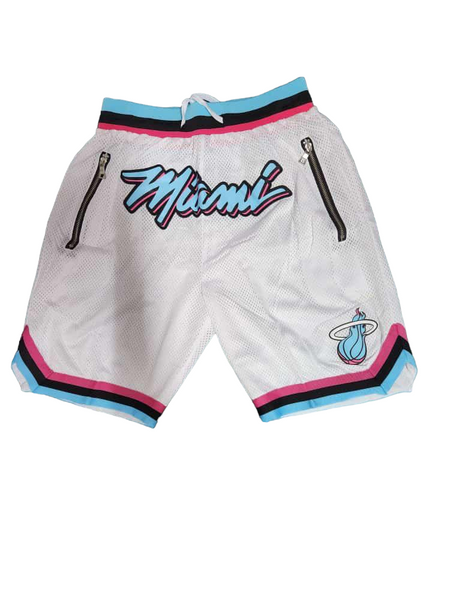 Miami Heats White Shorts - Master Quality