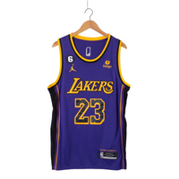 La Lakers Hardwood Classics Edition - Purple - James 23 - Master Quality