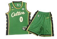 Boston Celtics Green Set - Tatum 0 (Jersey + Shorts)