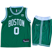 Boston Celtics Green Set - Tatum 0 (Jersey + Shorts)