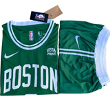 Boston Celtics Green Set - Tatum 0 (Jersey + Shorts)