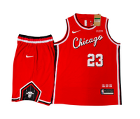 Chicago Bulls Red Set - Jordan 23 (Jersey + Shorts)