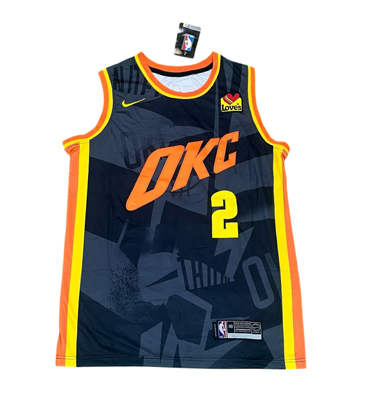 Oklahoma City Thunder Black - Shai Gilgeous alexander 2 - Master Quality