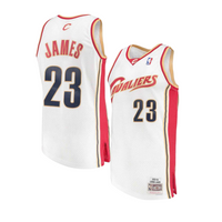 Cavaliers White 2003 - James 23 - Retro