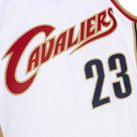 Cavaliers White 2003 - James 23 - Retro