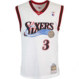 Philadelphia 76ers hardwood Classic - Iverson 3 - White - Master