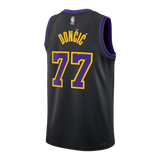 La Lakers Triangular Pattern Black - Doncic 77 - Master Quality