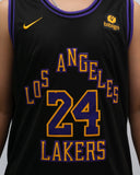 La Lakers Tringular Pattern Black - Bryant 24 - Master Quality