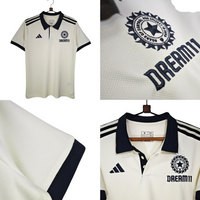 India Cricket white polo Training Jersey - Master Quality