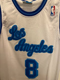 La Lakers White Hardwood Classic Yellow  - Bryant 8 - Master Quality