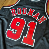 Bulls Black Jordan Hardwood Classic Edition - Rodman 91 - Master Quality