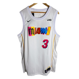 Miami Heats White - Wade 3 - Master Quality