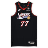 Philadelphia 76ers hardwood Classic - Edgecombe 77 - Black - Master