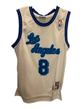 La Lakers White Hardwood Classic Yellow  - Bryant 8 - Master Quality