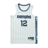 Memphis Grizzlies - White - Morant 12 - Master Quality