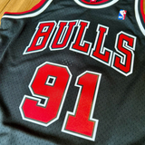 Bulls Black Jordan Hardwood Classic Edition - Rodman 91 - Master Quality