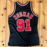 Bulls Black Jordan Hardwood Classic Edition - Rodman 91 - Master Quality