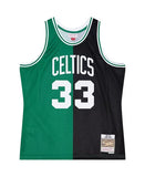 Boston Celtics Dual Color Hardwood Classic Green/Black - Bird 33 - Master Quality