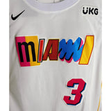 Miami Heats White - Wade 3 - Master Quality