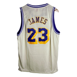 LA Lakers Cream Hardwood Classic - James 23 - Master Quality
