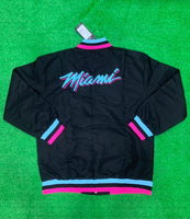 Miami Heats Bomber Jacket - Black